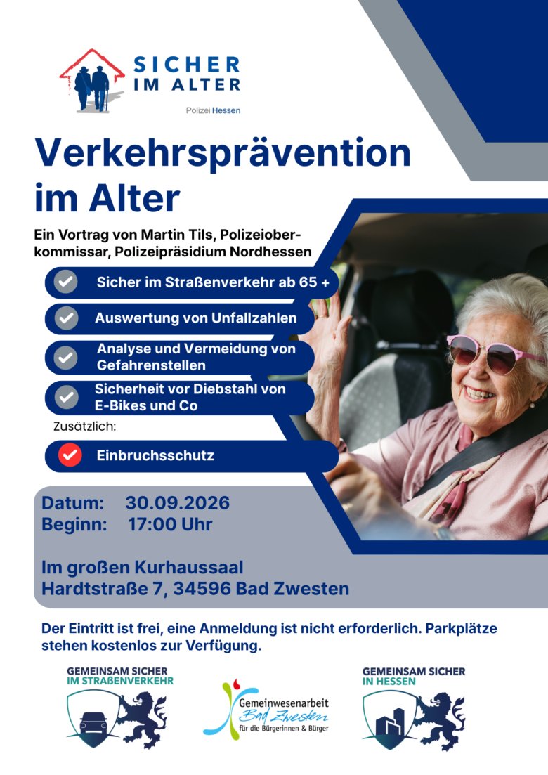 Verkehrsprävention im Alter - 1 Verkehrsprävention im Alter - 1