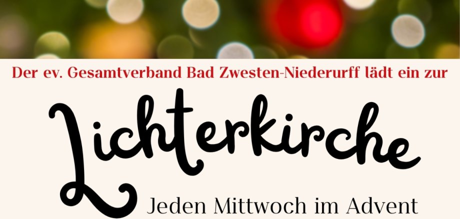 Die ev. Kirchengemeinde Bad Zwesten lädt ein: - 4