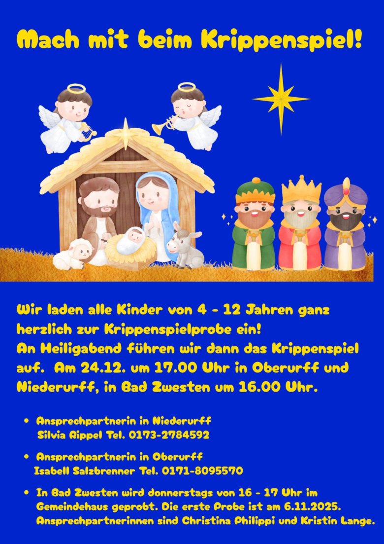 Mach mit beim Krippenspiel! - 2