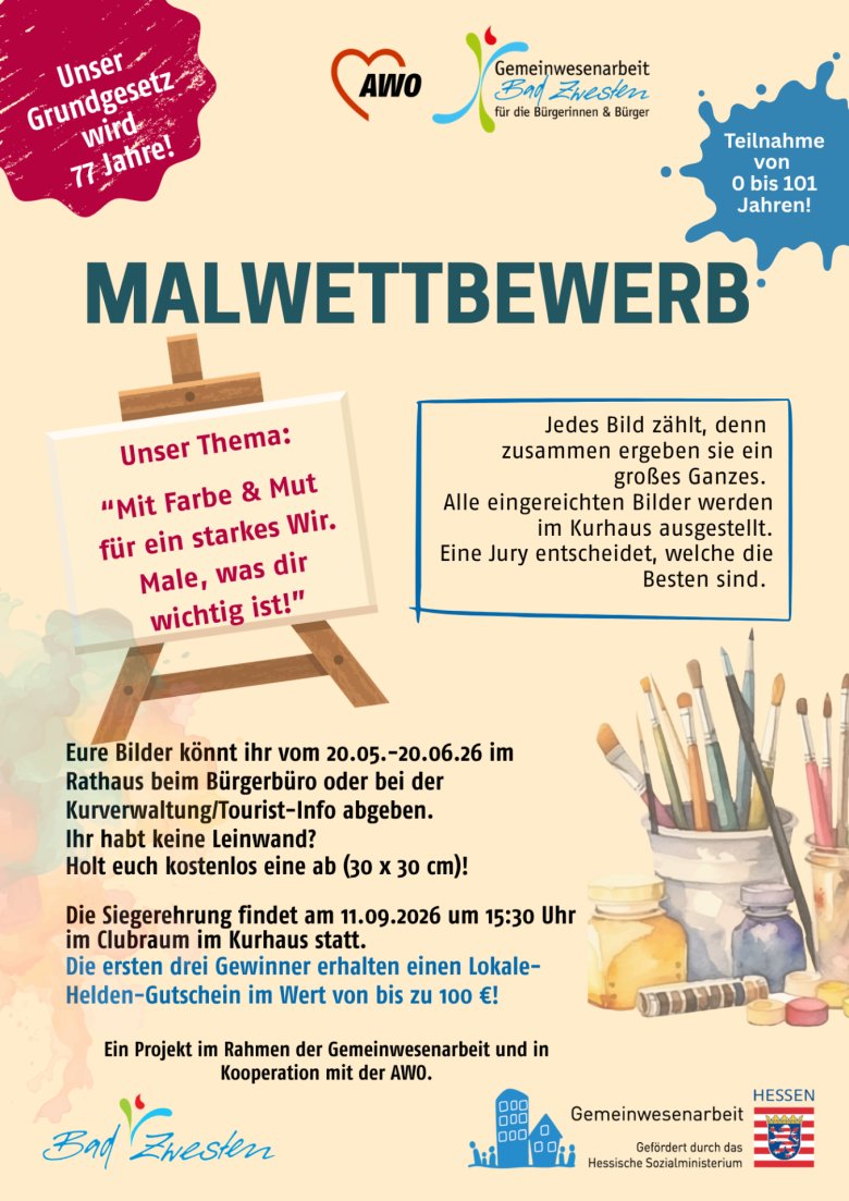Malwettbewerb Grundgesetz Bad Zwesten - 2 Malwettbewerb Grundgesetz Bad Zwesten - 2