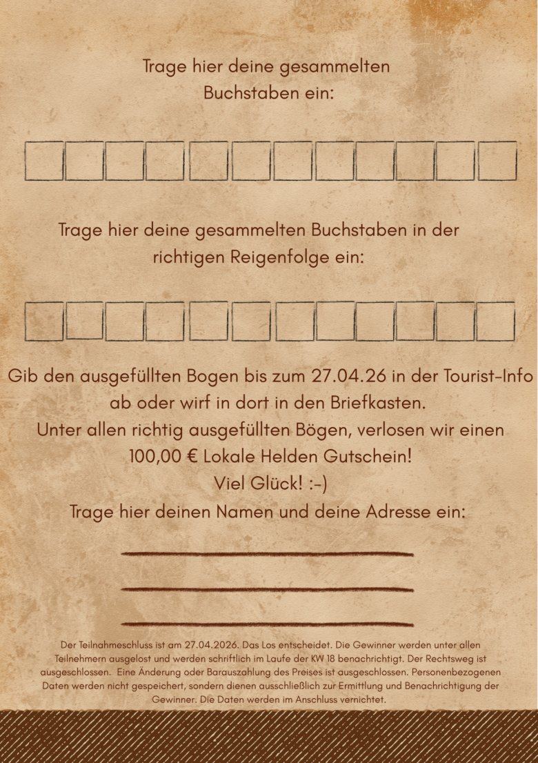 Green and Brown Treasure HuntRustic Illustrative Birthday Poster - 2